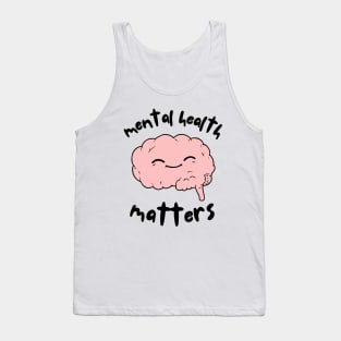 Mental Health Matters Awareness Brain Tank Top